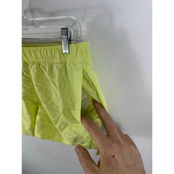 Patagonia Barely Baggies Shorts Yellow Womens Medium Hiking Outdoors Nylon - Picture 10 of 11